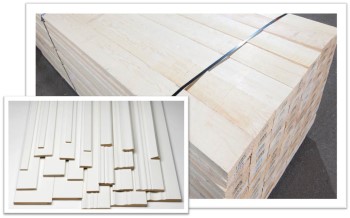 Skurlast til produksjon av innvendig panel, gulv og lister
